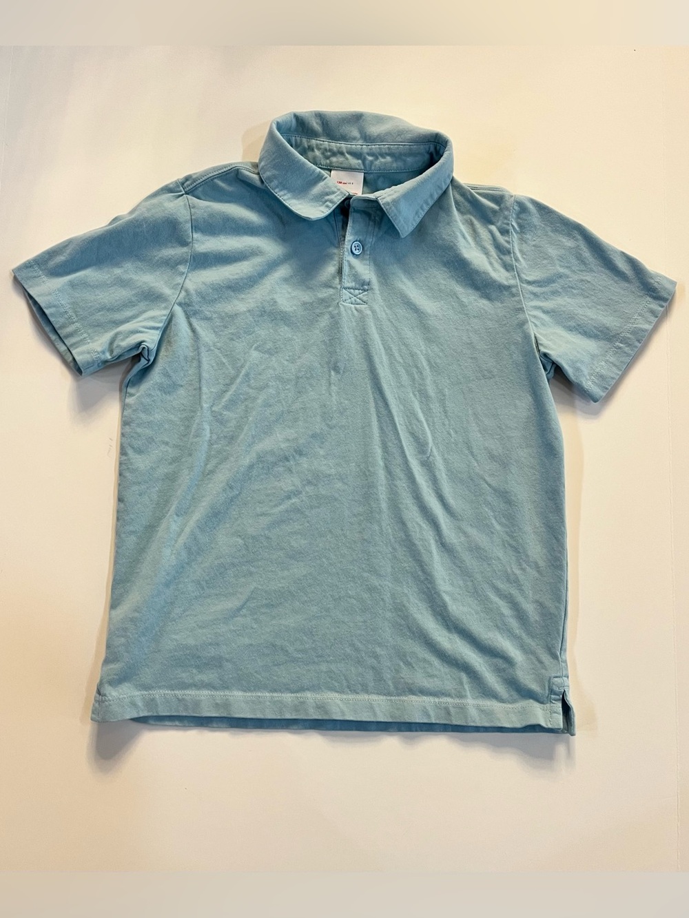 Hanna Andersson Pale Blue Kids Polo, size 8